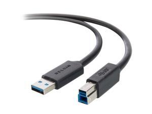Belkin F3U159B06 Black USB 3.0, A/B Device Cable Belkin F3U159B06 Black USB 3.0, A/B Device Cable