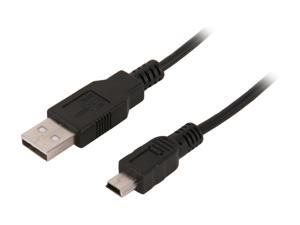 Coboc 3 ft. USB 2.0 A Male to Mini-B 5-pin Male Cable (Black) Coboc 3 ft. USB 2.0 A Male to Mini-B 5-pin Male Cable (Black)