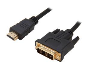 Coboc 10 ft. HDMI Male to DVI Male Cable (Black)