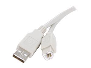 Rosewill 10ft. USB2.0 A Male to B Male Cable, Beige, Model RCW-104 Rosewill 10ft. USB2.0 A Male to B Male Cable, Beige, Model RCW-104