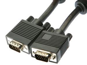 Rosewill 25 ft. VGA / SVGA Male to Male Coaxial Cable w/ Dual Ferrites Cores Model RC-25-VG-MM-BK Rosewill 25 ft. VGA / SVGA Male to Male Coaxial Cable w/ Dual Ferrites Cores Model RC-25-VG-MM-BK