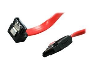 Rosewill SATA Cable 90 Degree Right Angle SATA III 6.0 Gbps, SATA Cable 12 Inches, SATA 3 Cable - 12 Inches, Red