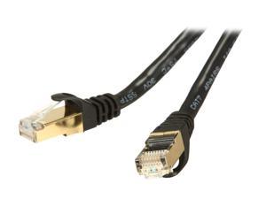 Rosewill RCW-25-CAT7-BK 25 ft. Cat 7 Black Shielded Twisted Pair (S/STP) Networking Cable
