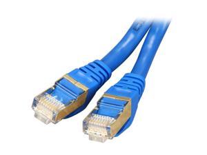 Rosewill RCW-1-CAT7-BL - 1-Foot Cat 7 Shielded Networking Cable - Blue, Twisted Pair (S/STP)