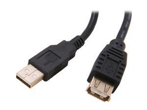 Rosewill RCAB-11004 - 1.5-Foot USB 2.0 A Male to A Female Extension Cable -Black, Gold Plated Rosewill RCAB-11004 - 1.5-Foot USB 2.0 A Male to A Female Extension Cable -Black, Gold Plated