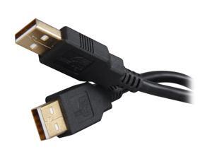 Rosewill RCAB-11015 - 15-Foot USB 2.0 A Male to A Male Cable - Black with Gold Plated Connectors Rosewill RCAB-11015 - 15-Foot USB 2.0 A Male to A Male Cable - Black with Gold Plated Connectors