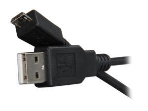 Rosewill RCAB-11016 - 1.5-Foot USB 2.0 A Male to Micro B (5-Pin) Male Cable - Black Rosewill RCAB-11016 - 1.5-Foot USB 2.0 A Male to Micro B (5-Pin) Male Cable - Black