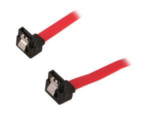 Rosewill RCAB-11036-36/" Black Flat SATA III Cable with Locking Latch Support