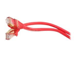 Rosewill RCNC-11046 - 25-Foot Cat 7 Shielded Networking Cable - Twisted Pair (S / STP), Red