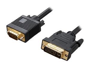 Rosewill RCDV-11007 - Black, 10-Foot DVI-I Male to VGA Male Cable Rosewill RCDV-11007 - Black, 10-Foot DVI-I Male to VGA Male Cable