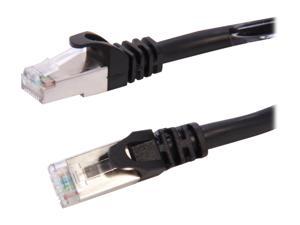 Rosewill RCNC-12003 - 7 ft. Black Cat 6A Screened, Shielded Enhanced 550MHz Network Cable -  Twisted Pair (S / STP)