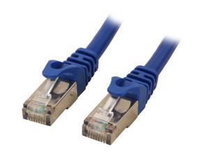 Rosewill RCNC-12015 - 50-Foot Blue Cat 6A Shielded, Screened Twisted Pair (S / STP) Enhanced 550MHz Network Ethernet Cable
