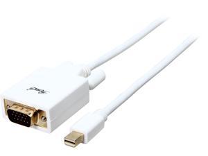 Rosewill RCDC-14024 - 15-Foot White Mini DisplayPort to VGA Cable - 32 AWG Rosewill RCDC-14024 - 15-Foot White Mini DisplayPort to VGA Cable - 32 AWG