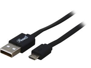 Rosewill RMU-3BK - 3-Foot USB 2.0 A Male to Micro B (5-Pin) Male Cable - Black Rosewill RMU-3BK - 3-Foot USB 2.0 A Male to Micro B (5-Pin) Male Cable - Black