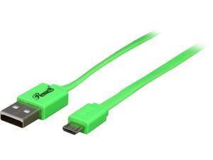 Rosewill RMU-3GN - 3-Foot USB 2.0 A Male to Micro B (5-Pin) Male Cable - Green Rosewill RMU-3GN - 3-Foot USB 2.0 A Male to Micro B (5-Pin) Male Cable - Green
