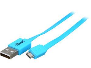 Rosewill RMU-3BU - 3-Foot USB 2.0 A Male to Micro B (5-Pin) Male Cable - Blue Rosewill RMU-3BU - 3-Foot USB 2.0 A Male to Micro B (5-Pin) Male Cable - Blue