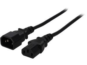 Rosewill RCPC-14009 - 2-Foot 18 AWG Computer Power Cord Extension Cable with 3-Conductor PC / Monitor Male-to-Female Connectors (C13/C14) - Black Rosewill RCPC-14009 - 2-Foot 18 AWG Computer Power Cord Extension Cable with 3-Conductor PC / Monitor Male-to-Female Connectors (C13/C14) - Black