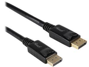 Rosewill RCDC-17003 10 ft. DisplayPort 1.2 Cable, Black, Gold Plated, 4K x 2K Ready, Eyefinity Support Rosewill RCDC-17003 10 ft. DisplayPort 1.2 Cable, Black, Gold Plated, 4K x 2K Ready, Eyefinity Support