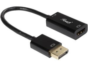 Rosewill RCDC-17006 DisplayPort 1.2 to HDMI Active Converter Adapter, Black, Gold Plated, 4K x 2K Ready, Eyefinity Support