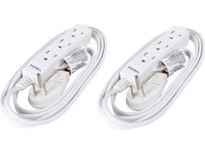 Rosewill 3-Outlet 6-Foot Power Strip 2-Pack RHSP-17003 - White Rosewill 3-Outlet 6-Foot Power Strip 2-Pack RHSP-17003 - White