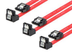 3-Pack Rosewill RCSC-18006 90 Degree Right Angle SATA III 6.0 Gbps SATA Cable