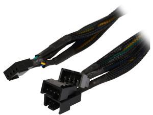 Rosewill TX4SPL3-6 Sleeved 6" 1 to Three(3) x 4-pin TX4 PWM Multi-Fan Power Splitter Cable (Net Jacket)