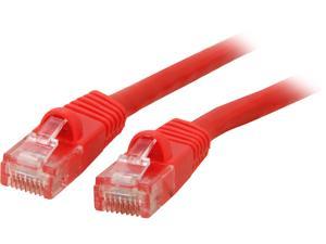 Rosewill CY-CAT6-02-RD 2ft. 24AWG Snagless Cat 6 Red Color 550MHz UTP Ethernet Stranded Copper Patch Cord / Molded Network LAN Cable