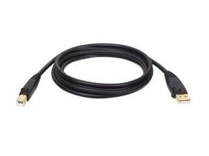 Tripp Lite U022-010 Black USB 2.0 Gold Plated A to B Device Cable - 10 ft.
