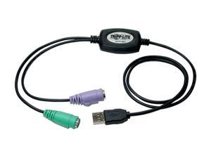 Tripp Lite USB to PS/2 Adapter - Keyboard and Mouse (B015-000)