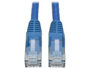 Tripp Lite Cat6 Gigabit Snagless Molded Patch Cable (RJ45 M/M) - Blue, 10-ft. (N201-010-BL)