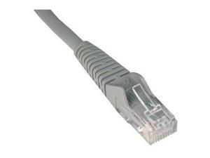 TRIPP LITE N201-014-GY 14 ft. Cat 6 Gray Cat6 Gigabit Gray Snagless Patch Cable TRIPP LITE N201-014-GY 14 ft. Cat 6 Gray Cat6 Gigabit Gray Snagless Patch Cable