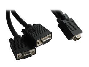 Tripp Lite P516-001 1 ft. VGA / XVGA Splitter Cable HD15M to 2 x HD15F