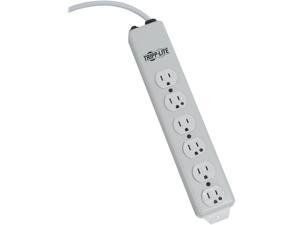 Tripp Lite Medical-Grade Power Strip with 6 Hospital-Grade Outlets, 1.5 ft. Cord, NOT for Patient-Care Vicinity – UL 1363 (PS-602-HG)