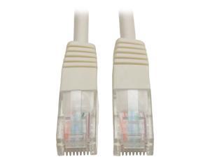 TRIPP LITE N002-005-WH 5 ft. Cat 5E White Cat5e 350MHz Molded Patch Cable