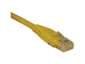 TRIPP LITE N002-005-YW 5 ft. Cat 5E Yellow Cat5e 350MHz Molded Patch Cable