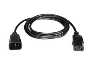 Tripp Lite Model P004-006 6 ft. AC Power Extension Cord, IEC-320-C14 to IEC-320-C13 Tripp Lite Model P004-006 6 ft. AC Power Extension Cord, IEC-320-C14 to IEC-320-C13