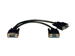 TRIPP LITE 1 ft. SXGA/UXGA Hi-Res Splitter Cable - HD15M to 2 x HD15F P516-001-HR
