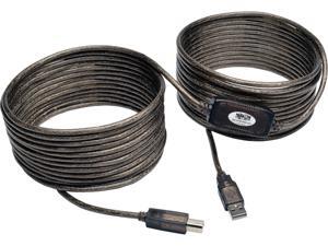 Tripp Lite U042-036 Silver High-Speed USB 2.0 A/B Active Device Cable Tripp Lite U042-036 Silver High-Speed USB 2.0 A/B Active Device Cable