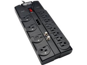 TRIPP LITE TLP1208TELTV 8 Feet 12 Outlets 2880 Joules Tel / Moden and Coaxial Protection - Protect It! Surge Suppressor