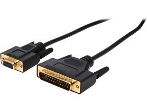 Tripp Lite Model P404-006 6 ft. AT Serial Modem Gold Cable (DB25M to DB9F) Female to Male