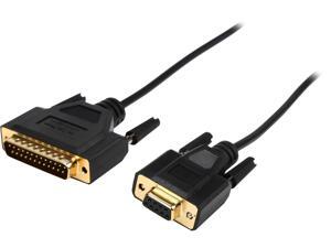 Tripp Lite Model P456-006 6 ft. Null Modem  DB9F to DB25M Gold Cable Female to Male
