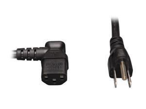 Tripp Lite Model P006-006-13LA 6 ft. 18AWG Power cord (NEMA 5-15P to IEC-320-C13 Left Angle)
