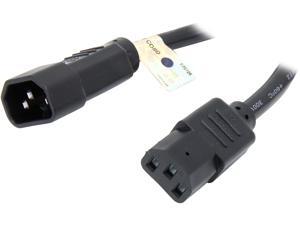 Tripp Lite Model P005-002 2 ft. Heavy-Duty 14AWG Power cord (IEC-320-C13 to IEC-320-C14)