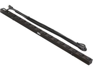 Tripp Lite PDUV15 Basic 0U 120V 15A 15.0 Feet Single-Phase PDU NEMA 5-15R Outlets, NEMA 5-15P Input Plug