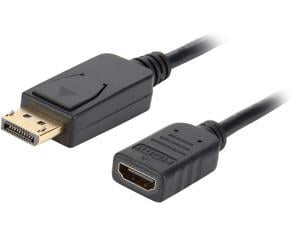 Tripp Lite DisplayPort to HDMI Cable Adapter, Converter for DP to HDMI (M/F), 1920x1200/1080p, 6-in. (P136-000)