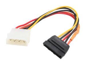 OKGEAR GC8ATAL 8 in. molex 4pin male to 15pin SATA power cable OKGEAR GC8ATAL 8 in. molex 4pin male to 15pin SATA power cable