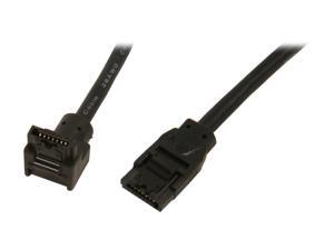 OKGEAR OK18A3RK12 1.5 ft. Straight To Right Angle W/ Metal Latch SATA 3.0 Cable OKGEAR OK18A3RK12 1.5 ft. Straight To Right Angle W/ Metal Latch SATA 3.0 Cable