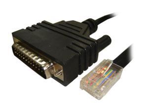 Cisco Model CAB-AUX-RJ45= 8 ft Auxiliary Cable - Serial cable - RJ-45 (M) - DB-25 (M) - 8 ft Male to Male Cisco Model CAB-AUX-RJ45= 8 ft Auxiliary Cable - Serial cable - RJ-45 (M) - DB-25 (M) - 8 ft Male to Male