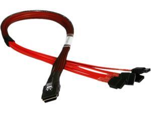 iStarUSA K-SF87XSA-50 1.64 ft. miniSAS SFF-8087 to 4x SATA Forward Breakout 50 cm Cable iStarUSA K-SF87XSA-50 1.64 ft. miniSAS SFF-8087 to 4x SATA Forward Breakout 50 cm Cable
