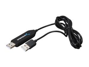 SABRENT CB-UNET Black USB 2.0 Driverless Link Cable (Support Internet Sharing) SABRENT CB-UNET Black USB 2.0 Driverless Link Cable (Support Internet Sharing)